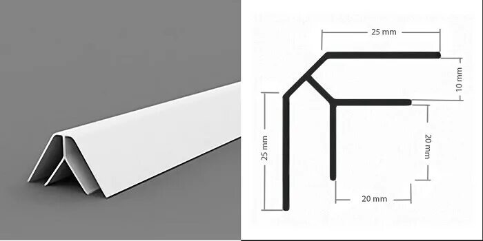 Уголок пвх размеры. 'Уголок ПВХ наружный 3м. Профиль для панелей ПВХ угол внутренний. Уголки для пластиковых панелей. Внутренний угол для пластиковых панелей.