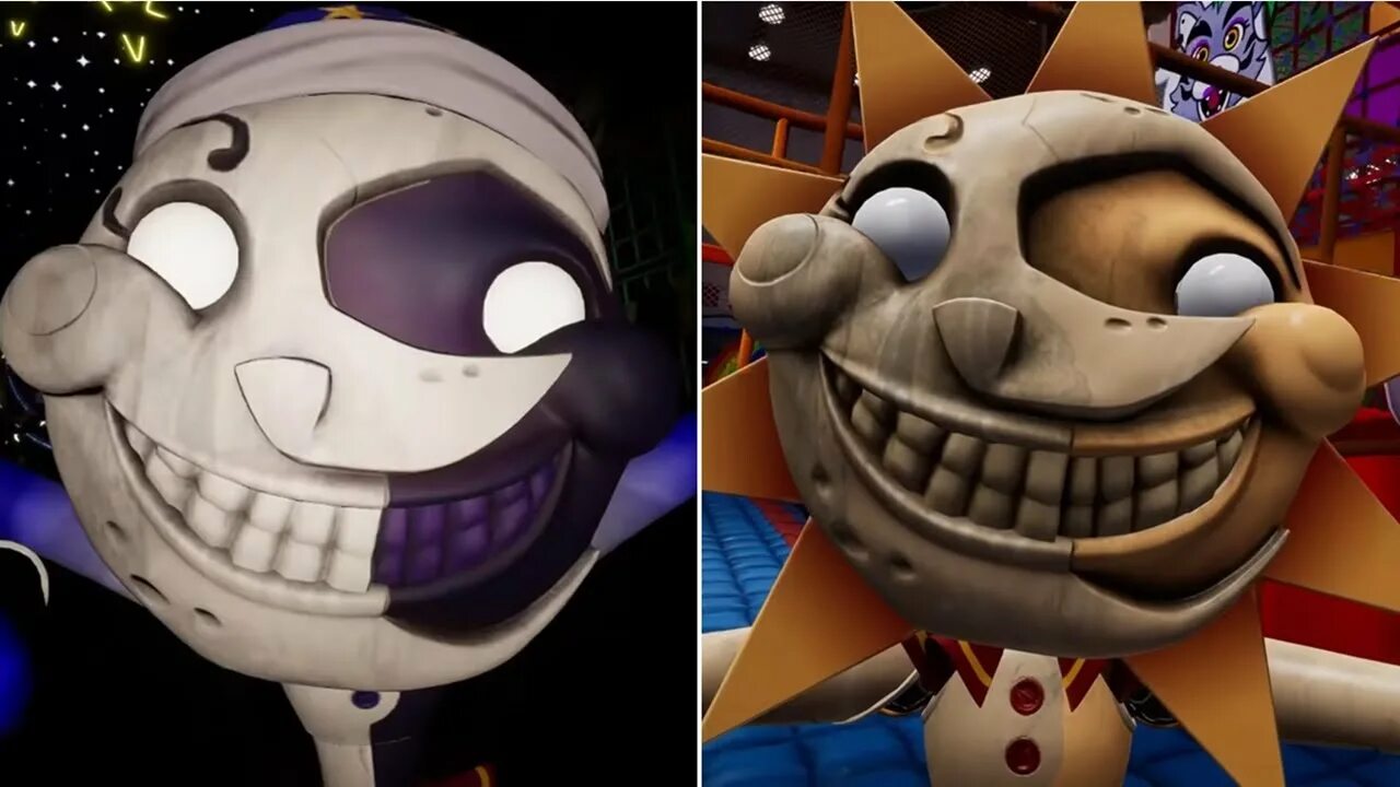 Солнце игра фредди. Фредди секьюрити брич. fnaf security breach сандроп. солнце и луна фнаф. солнце и луна аниматроники.