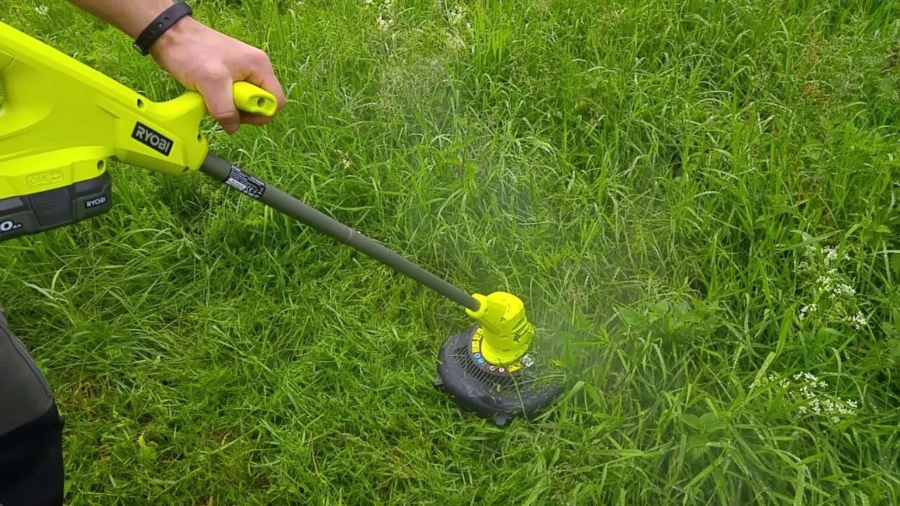 Как собрать аккумуляторный триммер для травы. Триммер ryobi olt 1832. ryobi one+ olt1825m. триммер ryobi 33cc. электротяпка ryobi.