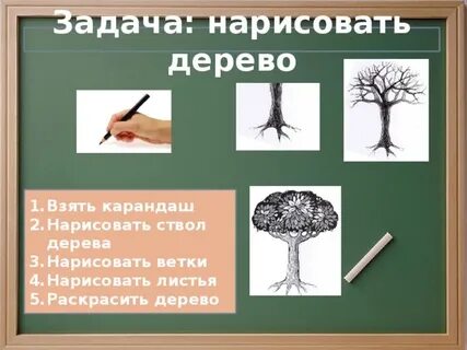Берет дерево