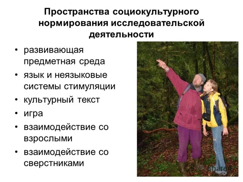 среда взаимодействия взрослый ребенок