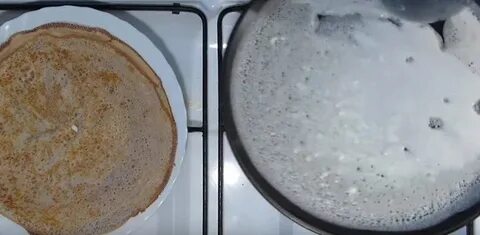 Блины на 1л молоке с дырочками