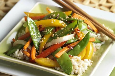 Stir vegetables