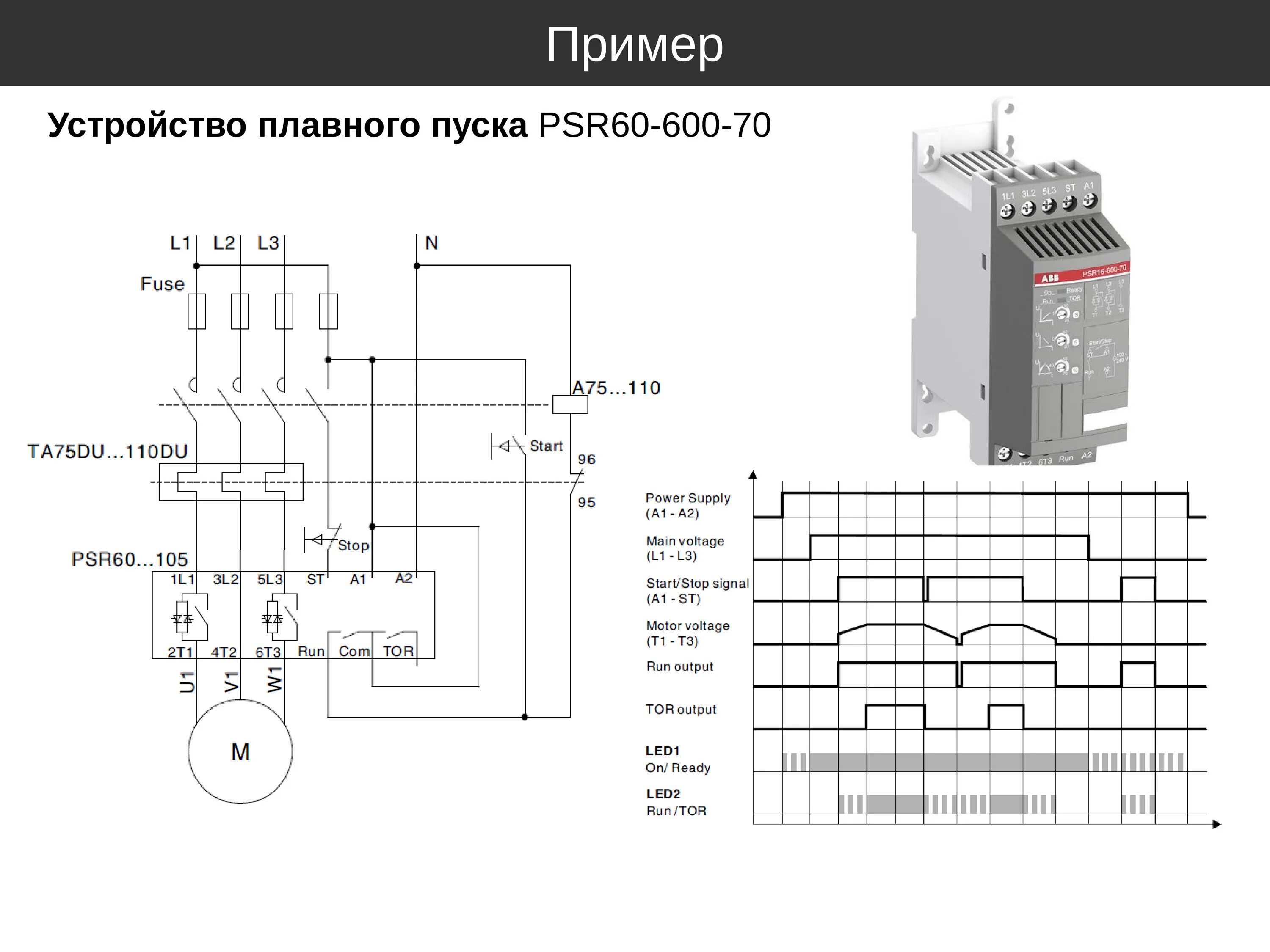 Схема подключения плавного пуска АВВ. Устройства плавного пуска ABB psr60-600-70. Устройство плавного пуска электродвигателя 380 схема подключения. Psr25-600-70 схема подключения устройство плавного пуска ABB. Управление плавным пуском