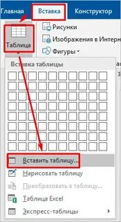 Программа нарисовать таблицу