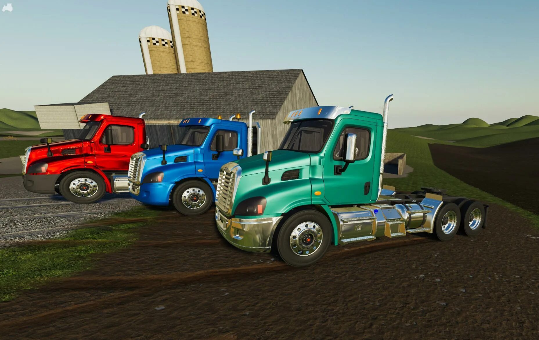 Фредлайнер для ФС 19. Freightliner для Farming Simulator 2019. Freightliner Cascadia 2019 Day Cab. Freightliner для FS 17. Моды для версии 1.0 2