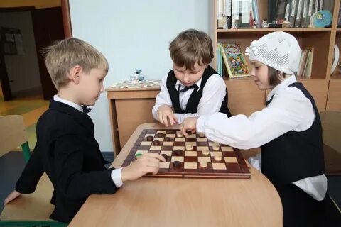 Кружок шашки в детском саду