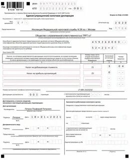 Единая упрощенная декларация сдается
