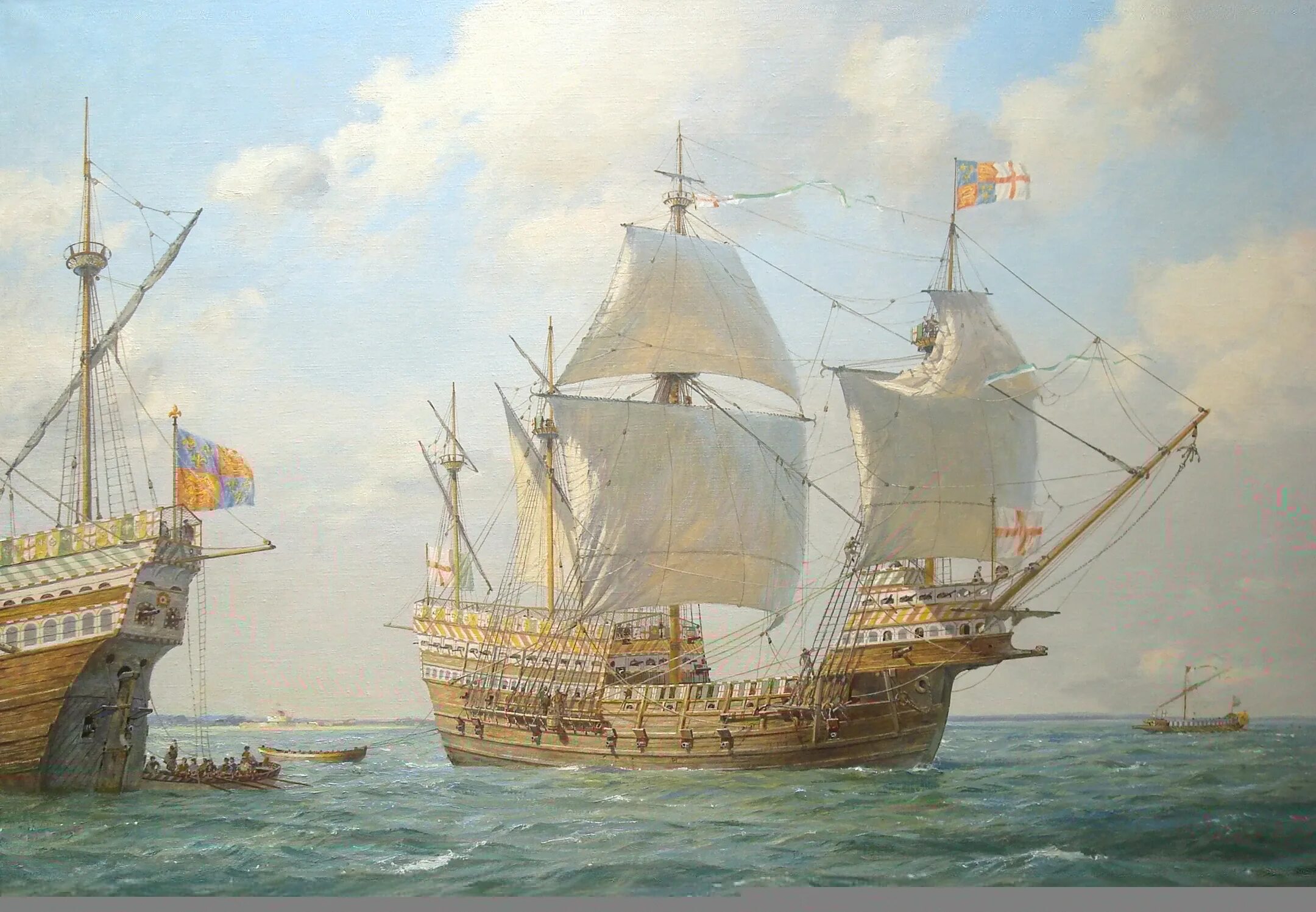 Ла реаль галера, 1694. Североевропейский дромон. Генуэзский флот. Фламандская каракка. Когг крестоносцев.