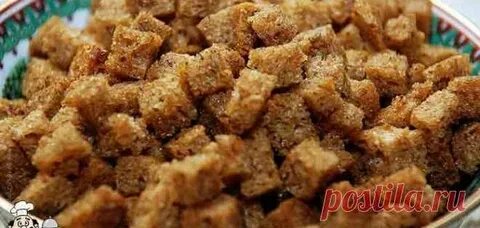 Как приготовить вкусные белые сухарики