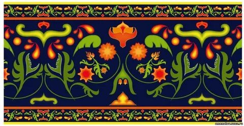 Характерный орнамент татарского
