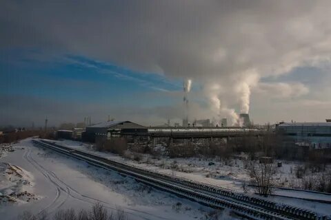 Омск в феврале