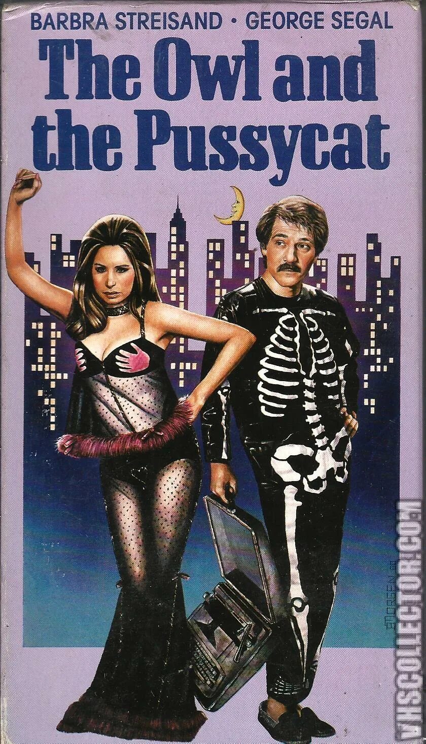 The owl and the pussycat. The Owl and the Pussycat 1970. Барбара Стрейзанд Филин и кошечка. Owl and the Pussycat отель.