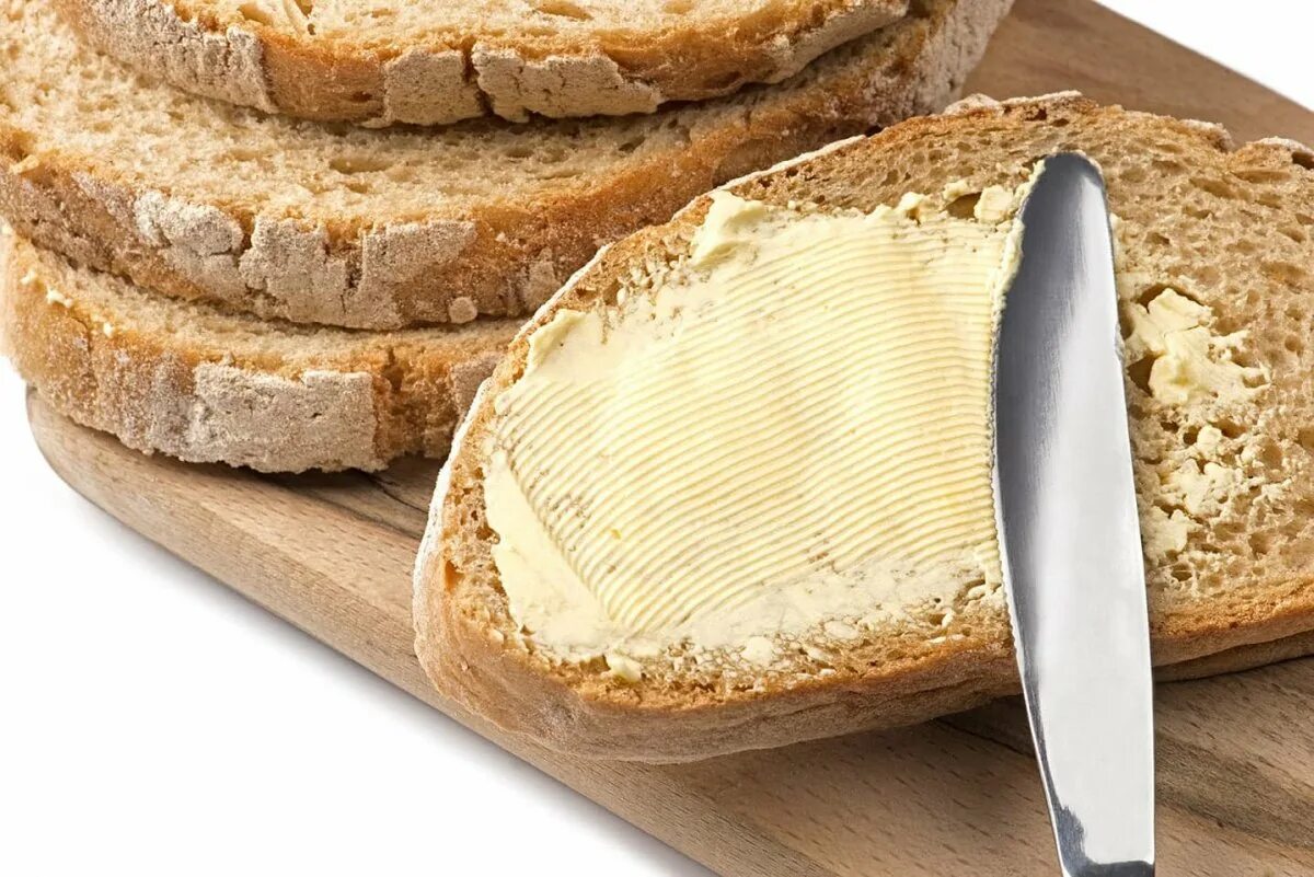 Намазанный маслом хлеб