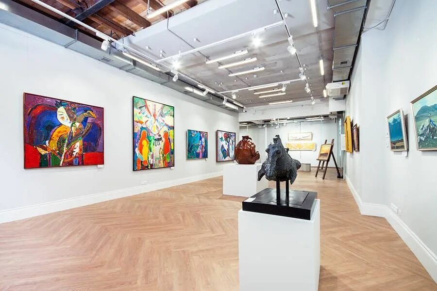 Современное искусство в интерьере. Арт пространство для художников. Artgallery. Картинная галерея современного искусства. Artgallery.