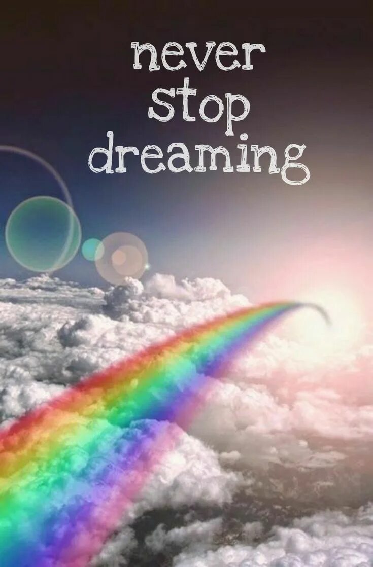 There is a rainbow