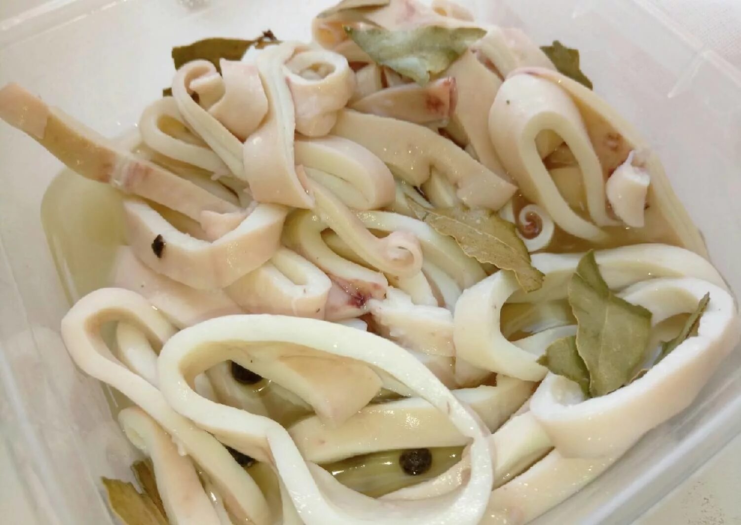 Как замариновать кальмары