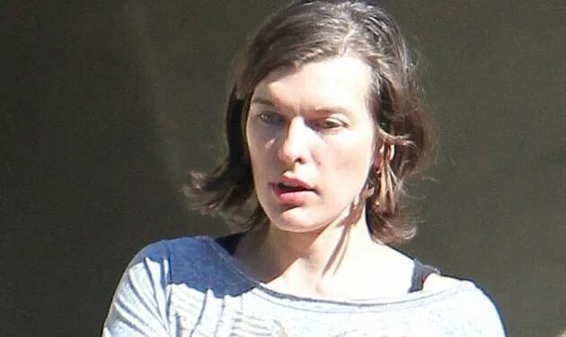 US election 2012: Milla Jovovich proudly wears 'I Voted' sticker as she throws h