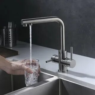 Кран для кухни нержавеющая сталь