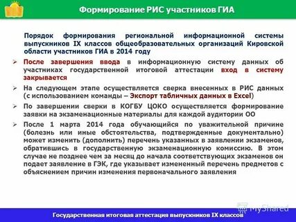 Информационная система гиа