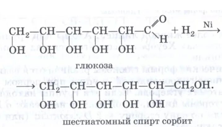 Реакция гидрирования Глюкозы. Реакция восстановления Глюкозы в сорбит. Глюкоза глюконовая кислота.