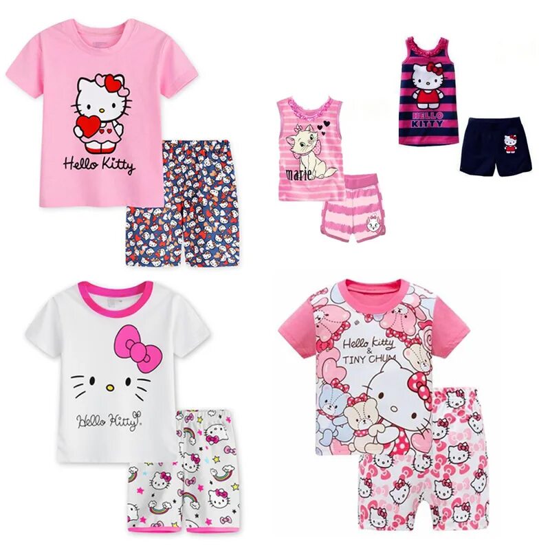 Хэллоу одежда. Набор одежды Хелло Китти. Hello Kitty одежда. Детский набор одежды hello Kitty. Хелло Китти одежда Наряды.