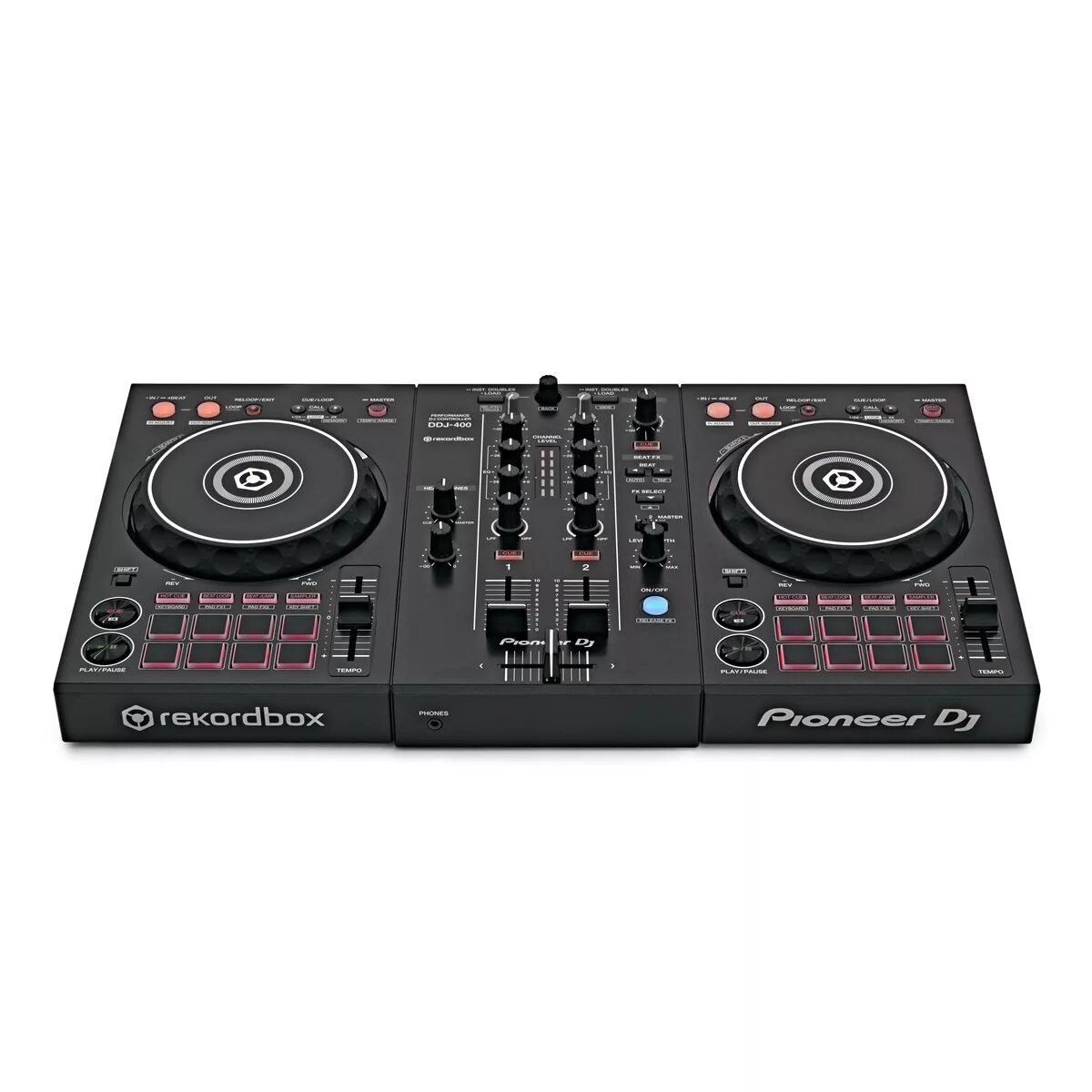 Купить контроллер pioneer ddj 400. Pioneer DDJ-400. DDJ-400 Pioneer Rekordbox. Pioneer DDJ 400 пульт. Pioneer 400 контроллер.