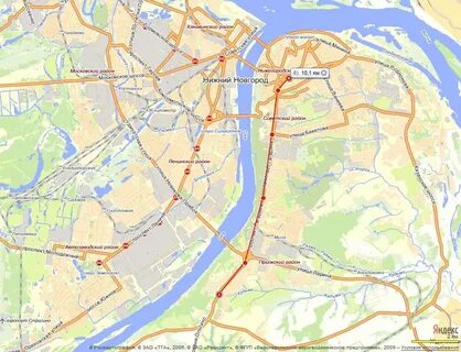 Щербинки на карте нижнего новгорода