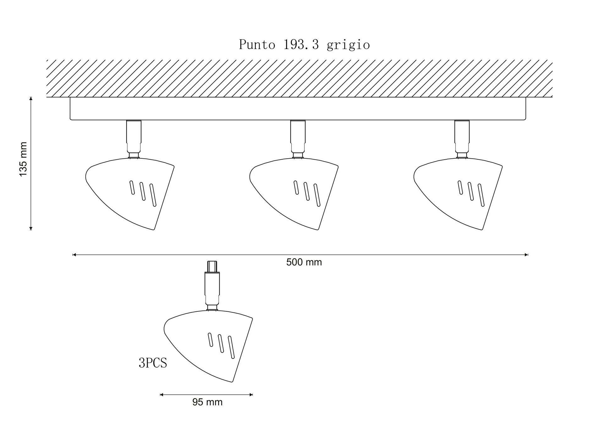 193 3 7. Спот punto 193.2 grigio. спот punto punto 193.3 grigio. спот punto punto 193.1 grigio.