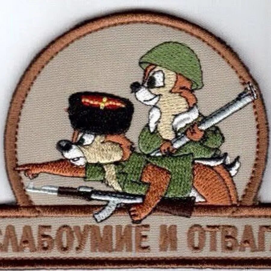 Находчивость и отвага бабушки. Чип и дейл нашивка. Чип и дейл слабоумие и отвага. Чип и дейл нашивка. Отвага и слабоумие девиз.