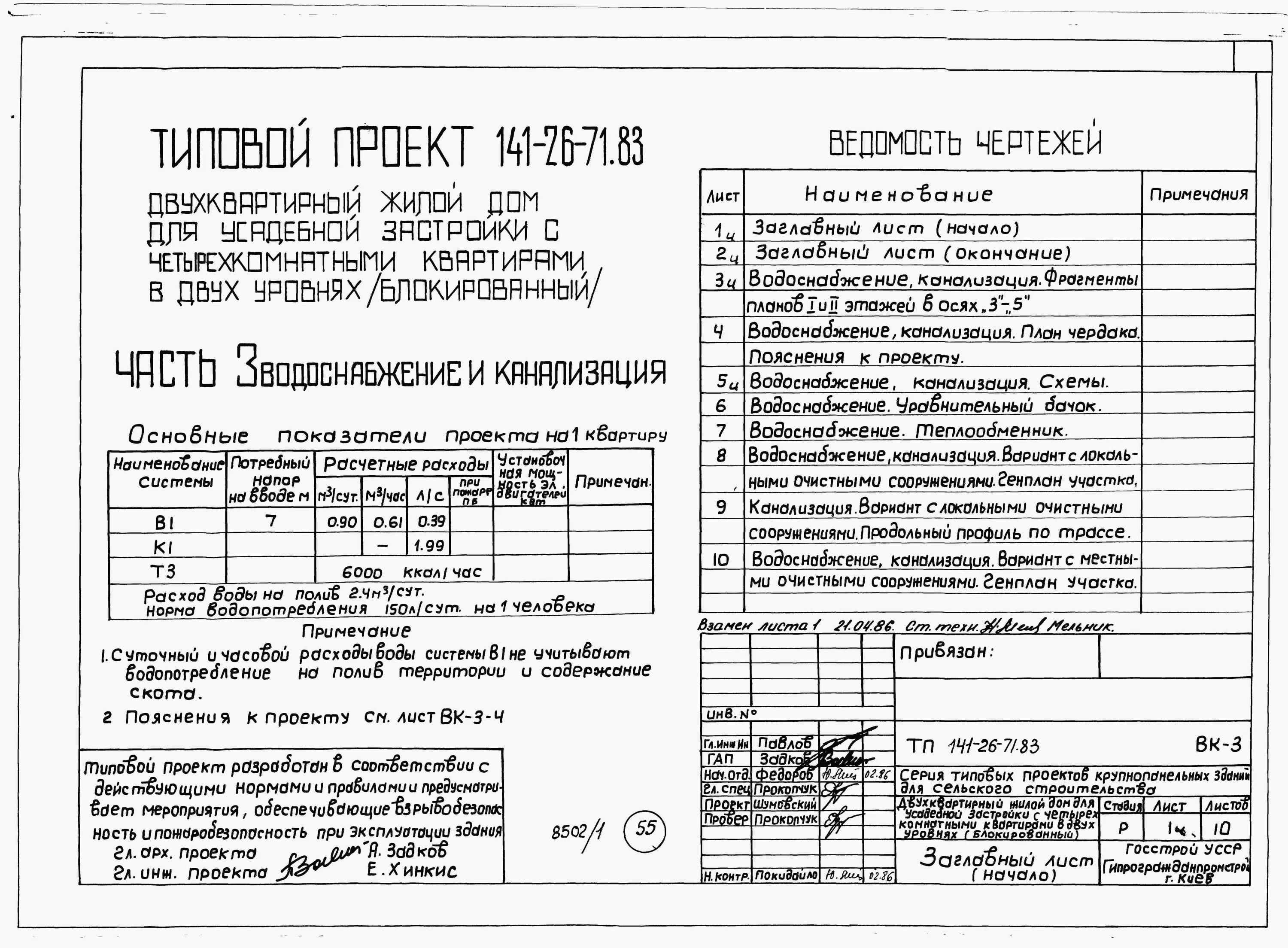 Как выглядит авторский лист Скачать Типовой проект 407-3-660.03 Альбом 5. Архитектурно-строительные изделия