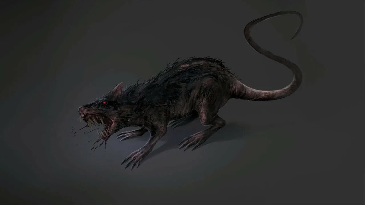 Крыса МУТАНТ вархаммер. Крысиный Король большая крыса. Крысы в темноте