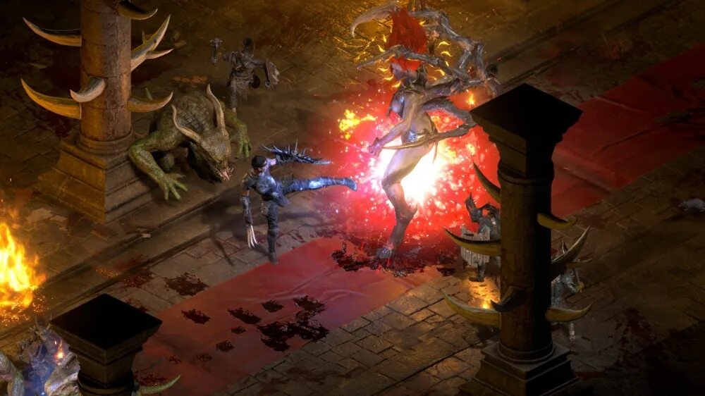 Diablo 2 resurrected. Diablo II resurrected. Andariel Diablo 2 Resurrection. Diablo 2 resurrected Andariel. Nintendo diablo 2