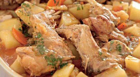 Рагу из кролика с овощами