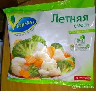 Замороженные овощи с шампиньонами