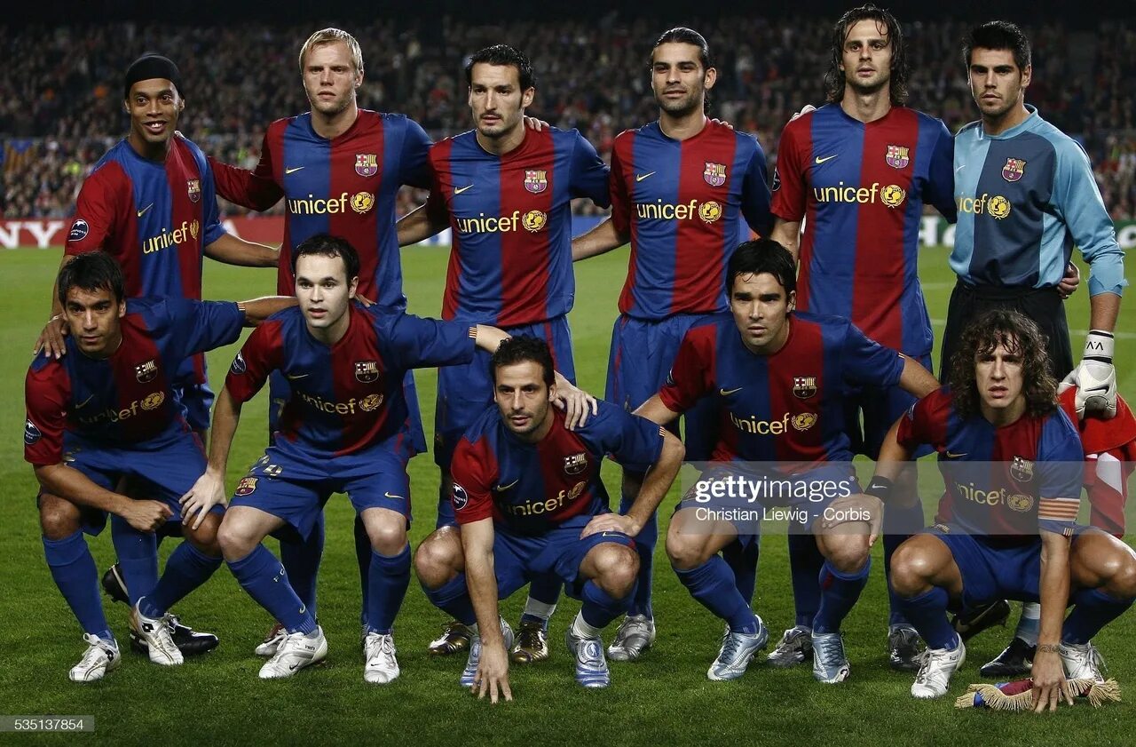 Барселона 2006. Барселона состав команды 2005 2008.