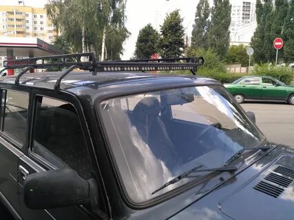 Крепление светодиодной балки на ниву