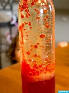 Опыт лавовая лампа
