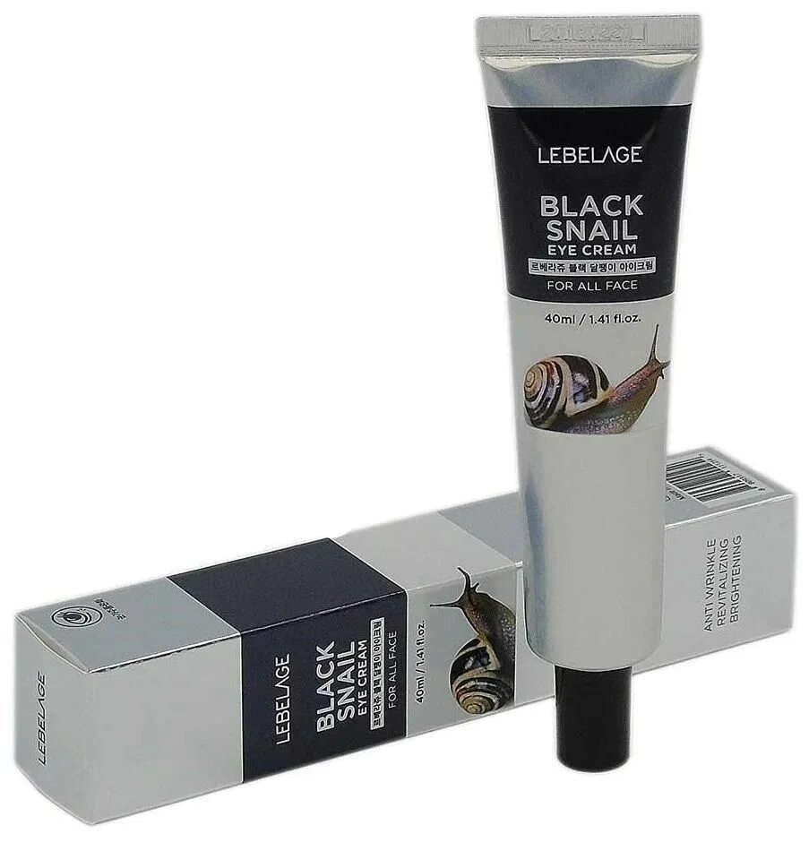 Lebelage Black Snail Eye Cream, 40ml. Крем для глаз с муцином чёрной улитки 40мл, Lebelage. Крем вокруг глаз Lebelage Eye Cream_Black Snail, 40ml, с муцином улитки. [Lebelage] крем для кожи вокруг глаз муцин черной улитки Eye Cream Black Snail, 40 мл. Крем lebelage с улиткой отзывы