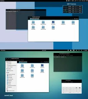 Gnome shell themes