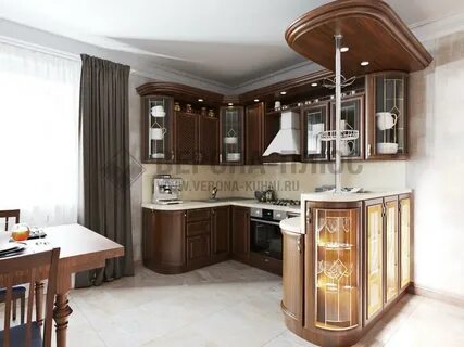 Кухни с барной стойкой каталог