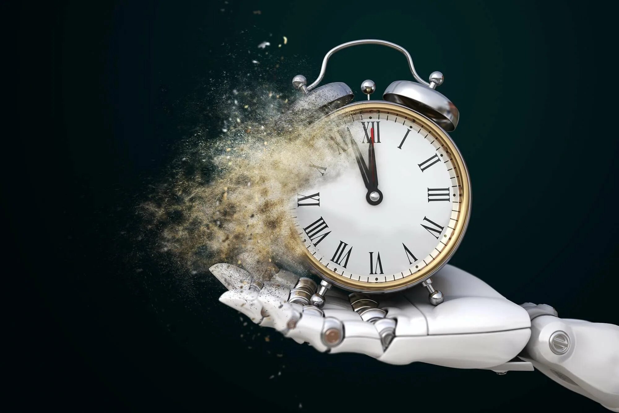 Breaking the time 2. Broken time. время самый ценный ресурс. hand holding alarm clock. время самый ценный ресурс фото.