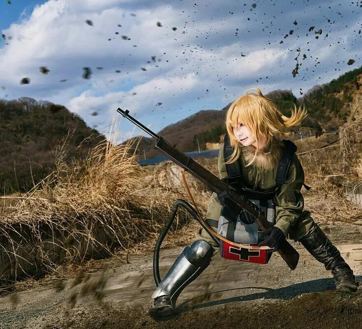 Tanya cosplay. Tanya Degurechaff. Брат косплей.