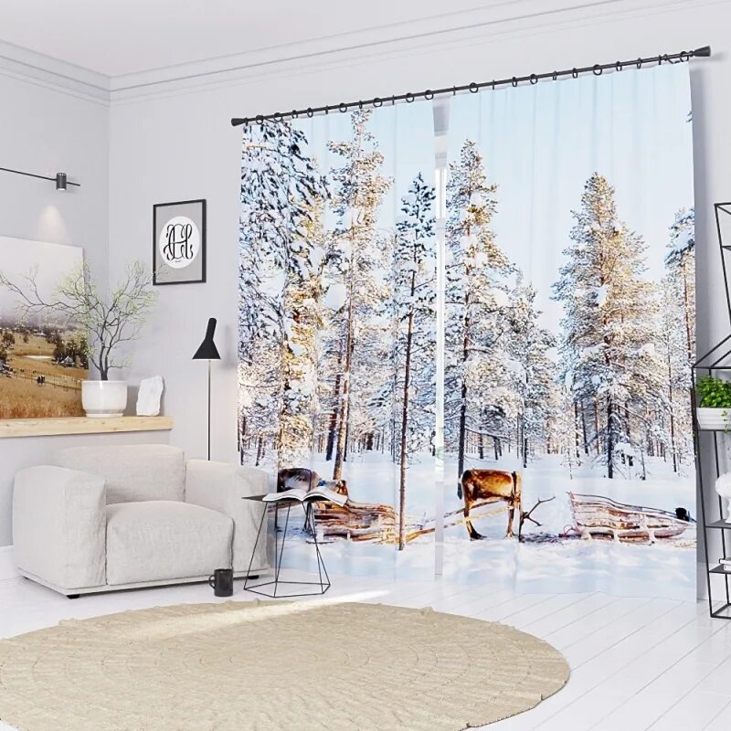7x5ft Photography Backdrop Christmas Indoor French Sash Droplight Curtain Stripe