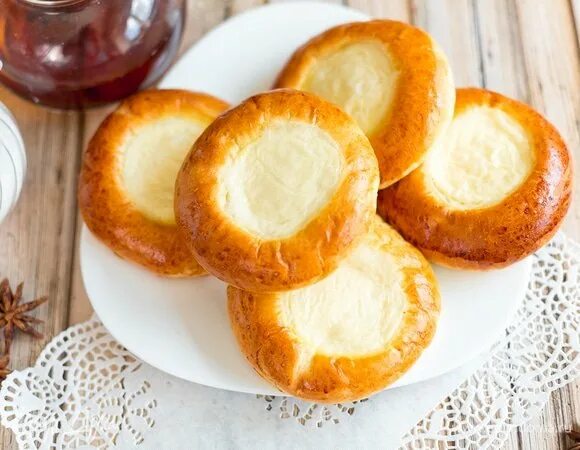 Ватрушки с творогом Рецепт Идеи для блюд, Домашний рецепт, Кулинария
