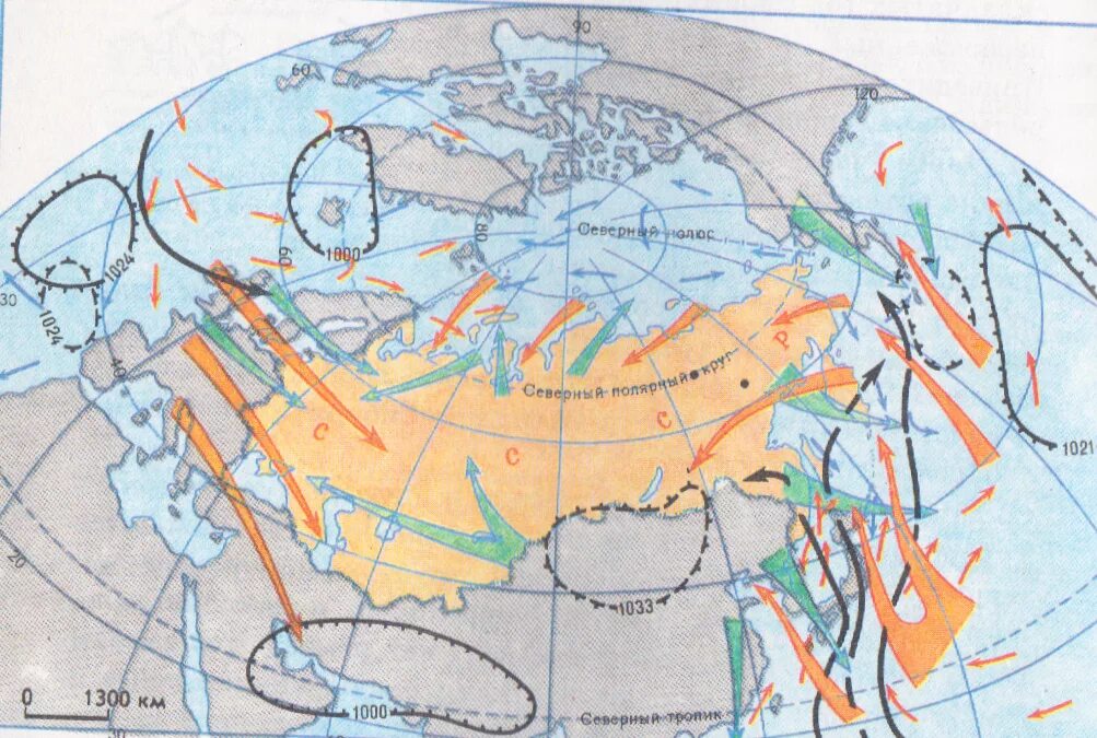 Сибирь муссон. Циркуляция воздушных масс на территории России. Направление господствующих воздушных масс в России на карте. Карта циркуляции воздушных масс России.