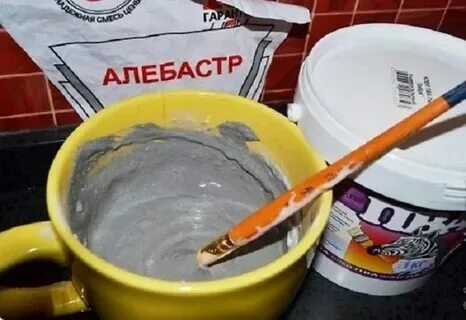 Как разводить алебастр строительный для заделки