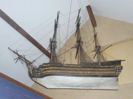 006 Musée marine Port-Louis Le Bon Saint-Nicolas maquette bateau.jpg. 