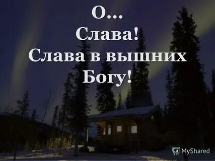 В вышних богу