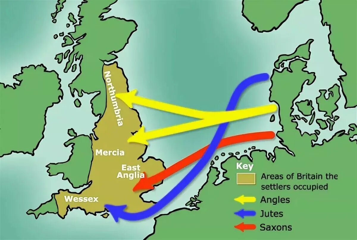 Как будет племя на английском. Вторжение англов и саксов в Британию. Завоевание Британии англосаксами карта. Племена Британии:англы,Саксы. Британия англы и Саксы на карте.